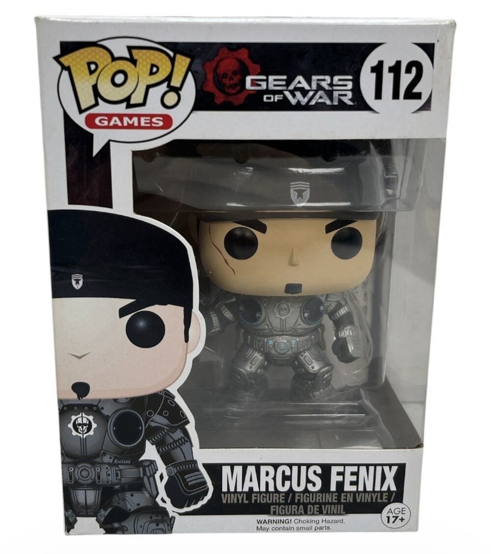 Funko Pop Gears of War Marcus Fenix #112 OG Vaulted Vinyl Figure Collectible